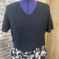 Top noir dentelle CURVE