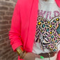 Blazer rose fluo