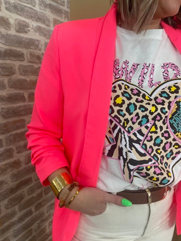 Blazer rose fluo