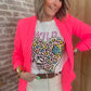Blazer rose fluo